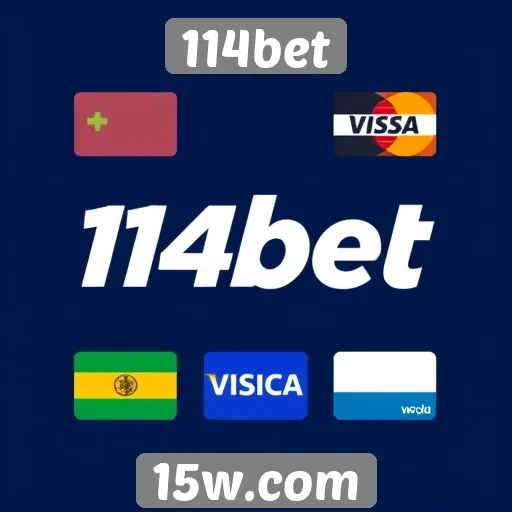 Variedade de métodos de pagamento no 114bet
